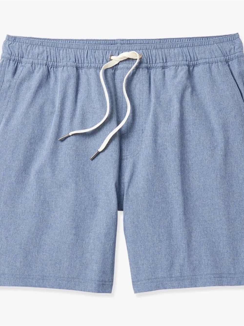 Fair Harbor Light Blue ONE Drawstring Swim Trunks Shorts $78